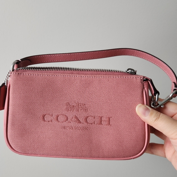 Coach Pink Crossbody Bag Nolita CU002 - Picture 1 of 12